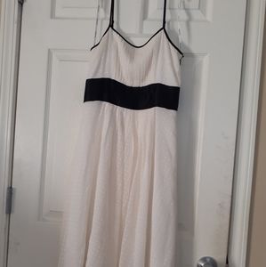 Calvin Klein Fit&Flare Sleeveless White Dress